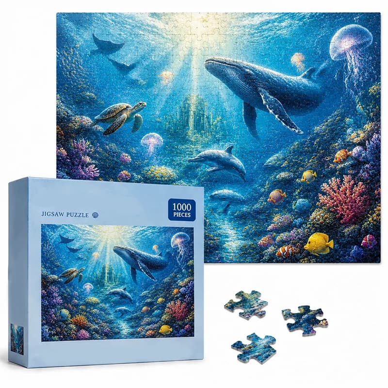 Puzzles & 3D puzzles example from partner catalogue