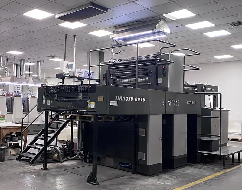 Duplex integrated single-color printing machine